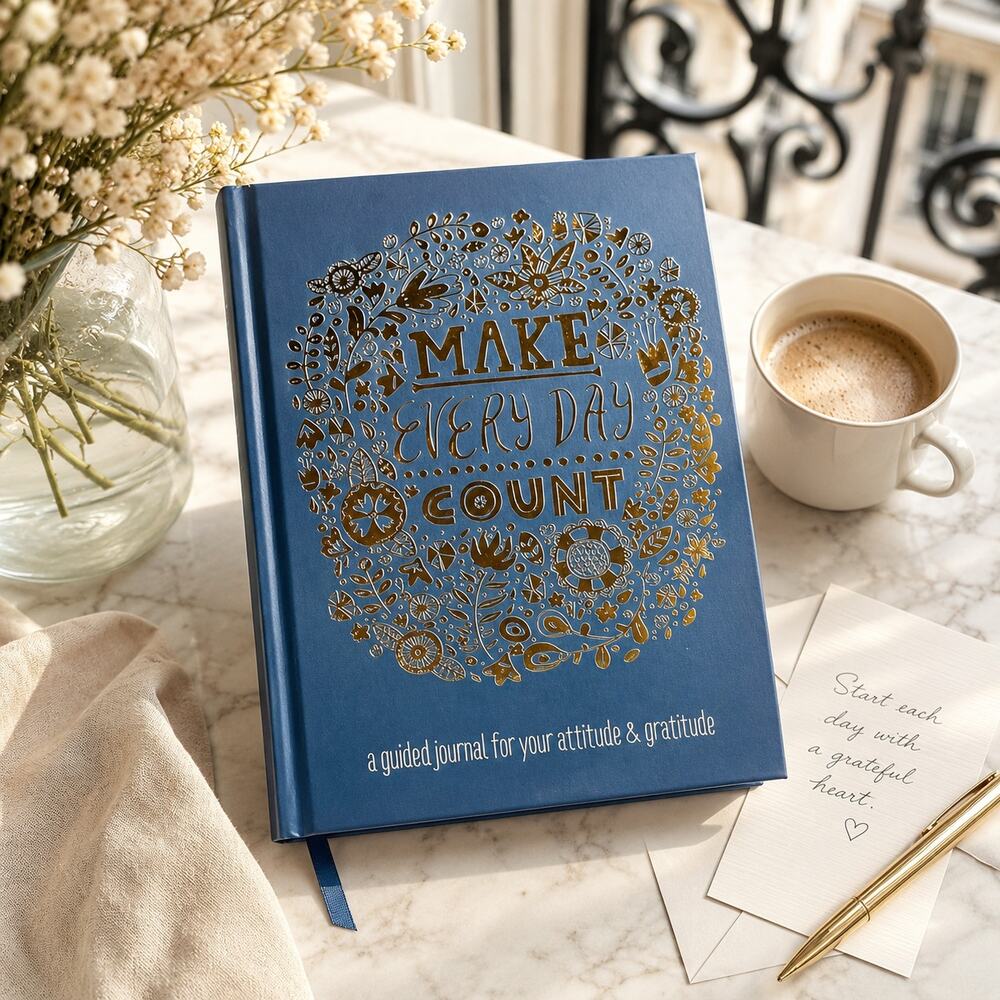 Make Every Day Count Guided Gratitude Journal NEW Mindfulness Self Care Wellness